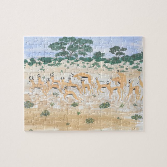 Puzzle Springbok (Horizontal)