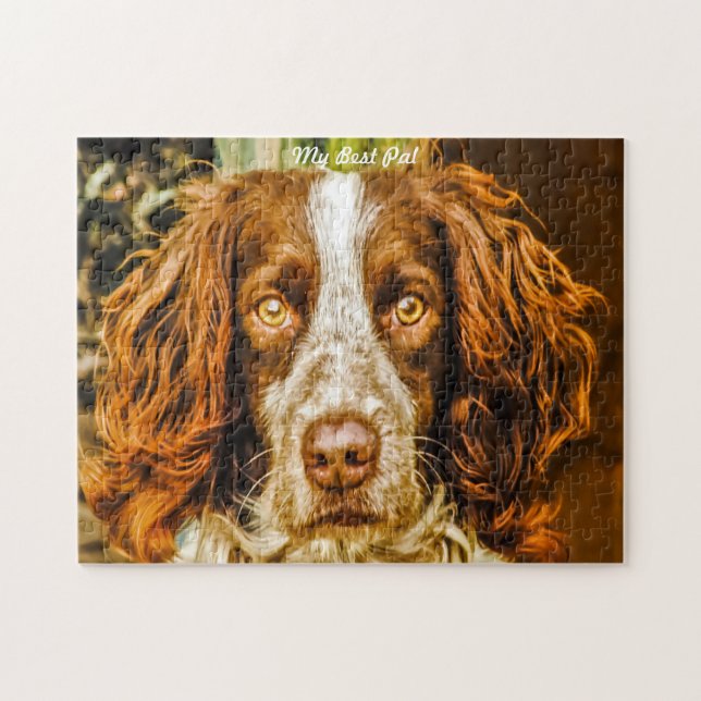 Puzzle Springer Spaniel Dog Jigsaws. (Horizontal)