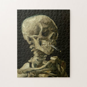 Puzzle Squelette avec la cigarette par Van Gogh