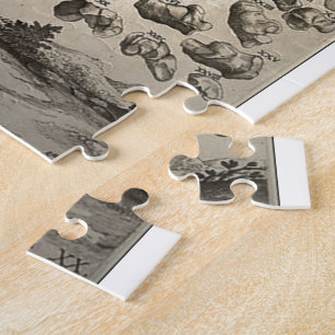 Puzzle Squelette humain Ca 1741