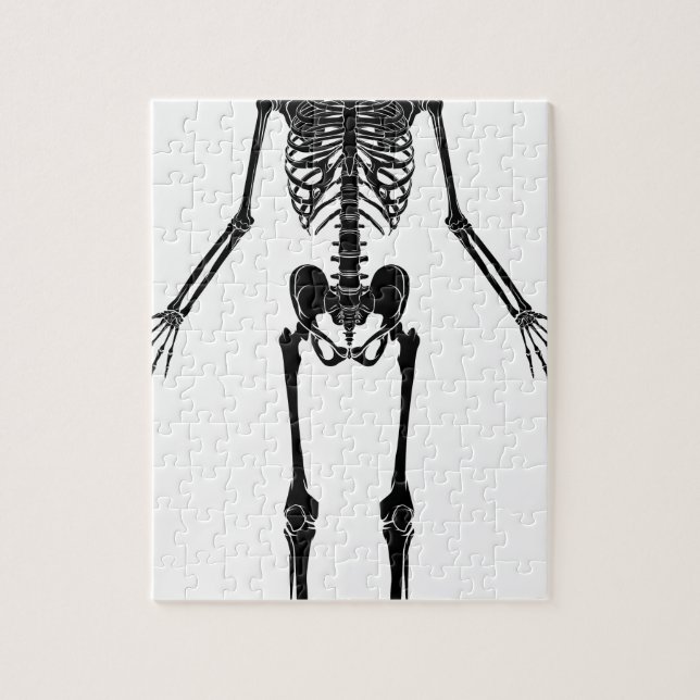 Puzzle Squelette humain d'anatomie (Vertical)
