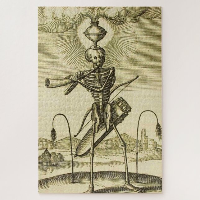 Puzzle squelette occupé (Vertical)