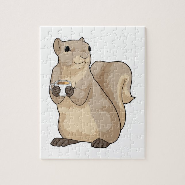 Puzzle Squirl Coffee Cup (Vertical)
