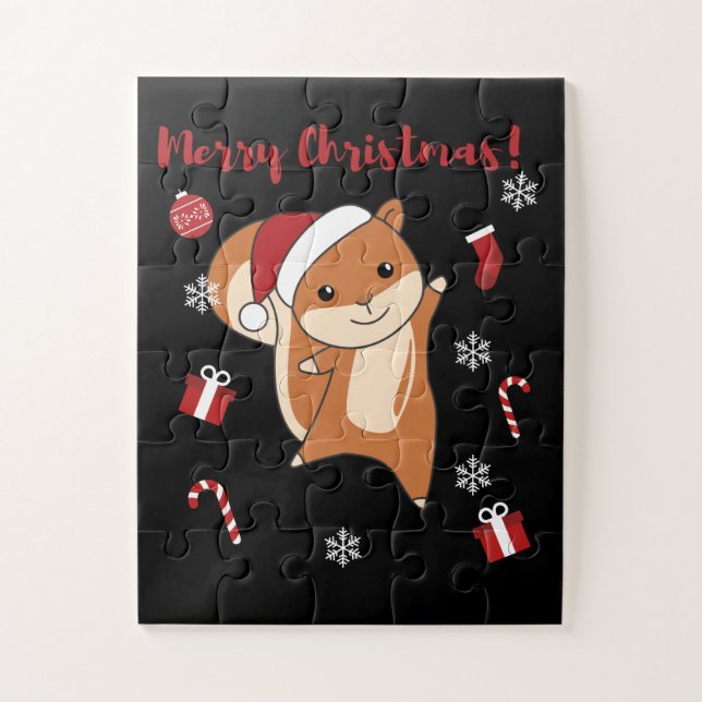 Puzzle Squirl Winter Animals (Vertical)
