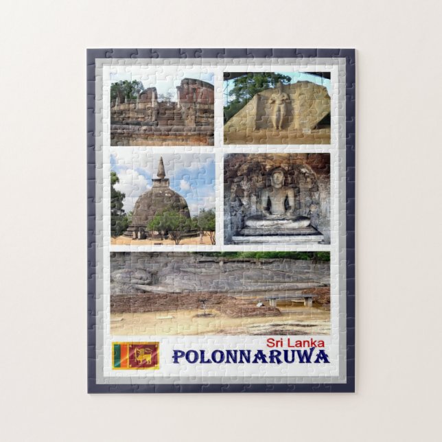 Puzzle Sri Lanka - Polonnaruwa - Mosaïque - (Vertical)