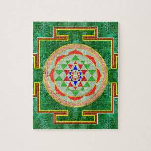 Puzzle Sri Yantra/Sri Chakra en couleurs