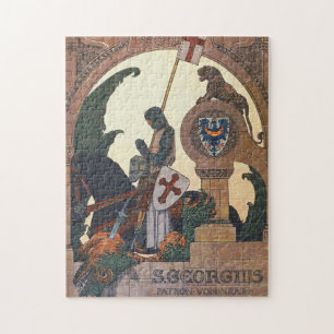 Puzzle St George et le Dragon - Heinrich Lefler