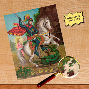 Puzzle St. Georges sauve la princesse