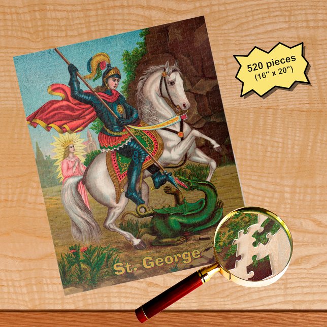 Puzzle St. Georges sauve la princesse (Créateur téléchargé)