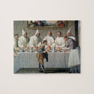 Puzzle St Hugh de Cluny (1024-1109) dans le réfectoire d