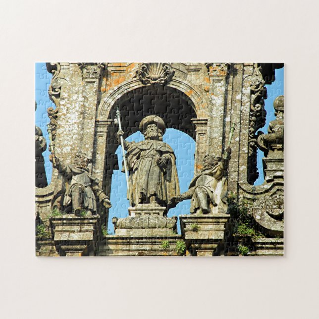 Puzzle St James, Santiago de Compostela Cathedral, Spain (Horizontal)