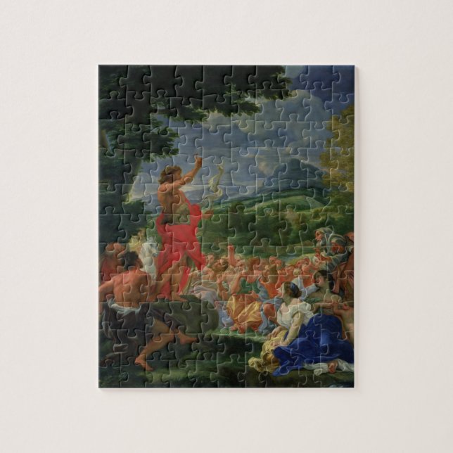 Puzzle St John la prédication de baptiste, peinte avant (Vertical)