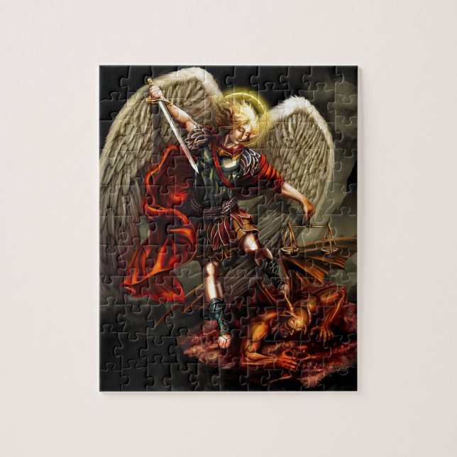 Puzzle St Michael Arkhangel (Vertical)