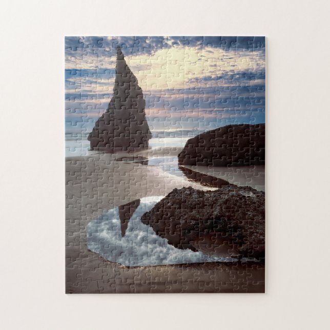 Puzzle Stack marin en forme d'épine | Face Rock Wayside,  (Vertical)