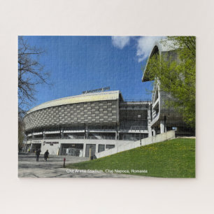 Puzzle Stade Cluj Arena, Cluj-Napoca, Roumanie sur une
