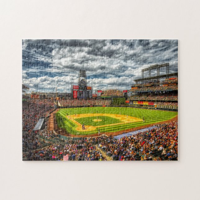 Puzzle Stade de baseball plein de supporters (Horizontal)