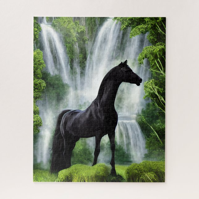 Puzzle Staline face aux chutes d'eau (Vertical)