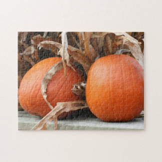 Puzzle Stalks de maïs séché citrouille Automne 