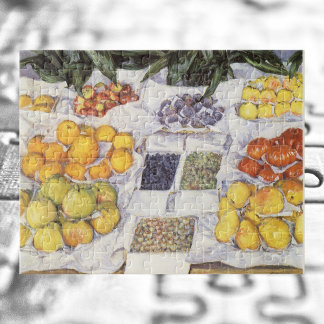Puzzle Stand de fruits de Gustave Caillebotte, Art Vintag