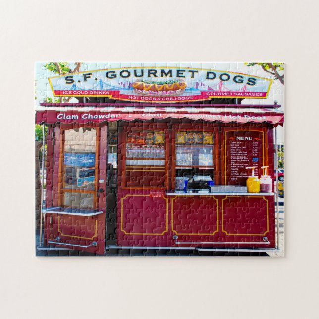 Puzzle Stand de hot-dogs Californie. (Horizontal)