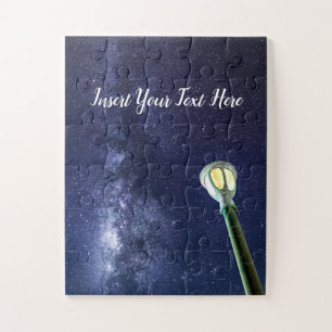 Puzzle Starry Night Lys Way Galaxy Stars Sky