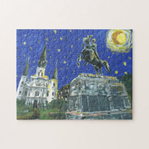 Puzzle Starry Night New Orleans French Quarter