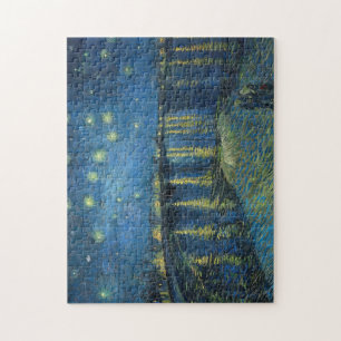 Puzzle Starry Night Over the Rhone (1888) Vincent van Gog