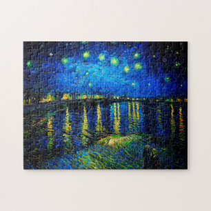 Puzzle Starry Night Over the Rhone by Vincent Van Gogh