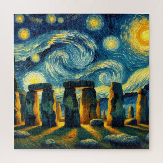 Puzzle Starry Night Stonehenge (Vertical)