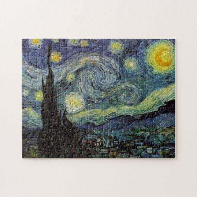 Puzzle Starry Night - van Gogh Peinture Art (Horizontal)