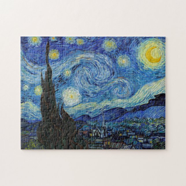 Puzzle Starry Night, Vincent van Gogh (Horizontal)