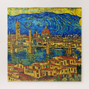 Puzzle Starry Starry Night Florence Italie