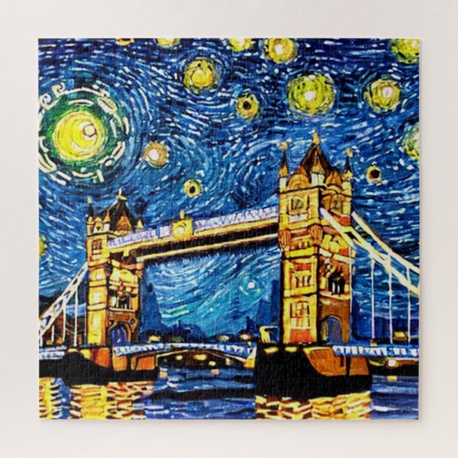Puzzle Starry Starry Night Londres Angleterre (Vertical)