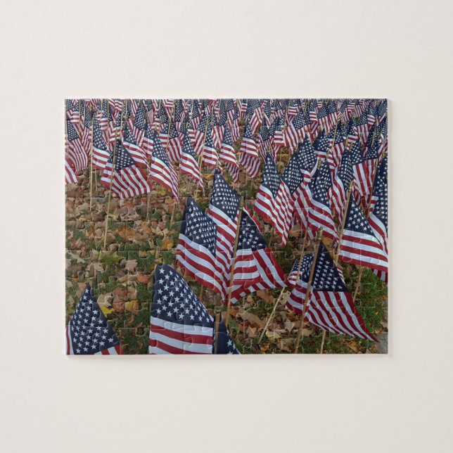 Puzzle Stars and Stripes nos vétérans (Horizontal)