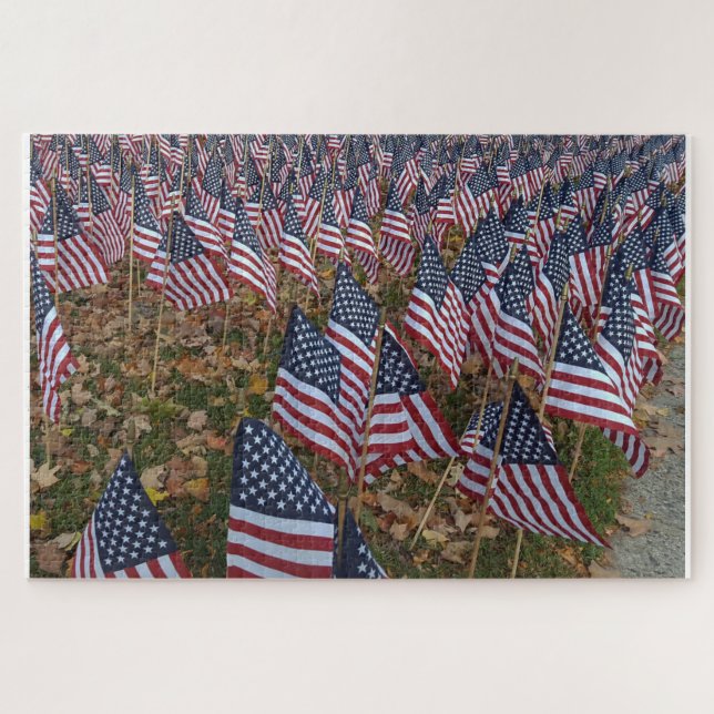 Puzzle Stars and Stripes nos vétérans (Horizontal)
