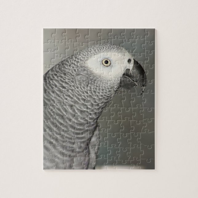 Puzzle Stately african Grey Parrot (Vertical)