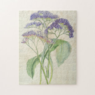 Puzzle Statice végétale vintage à fleurs