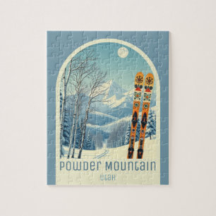 Puzzle Station de ski Powder Mountain Utah jeu 