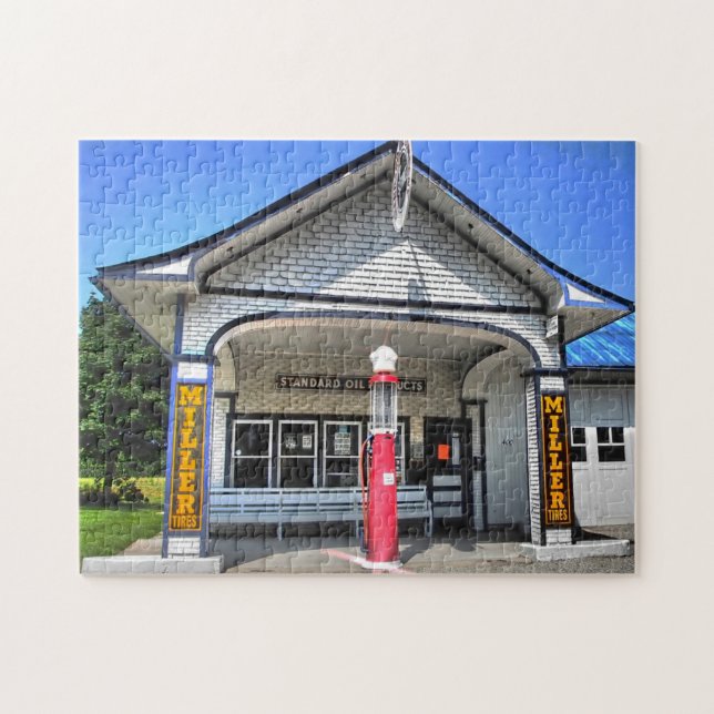 Puzzle Stations-service de la route 66. (Horizontal)