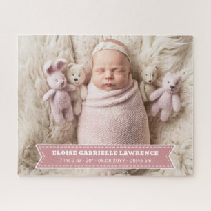 Puzzle Statistiques de naissance d'une petite fille nouve