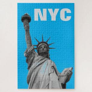Puzzle Statue d'Art Pop de Liberty Blue New York