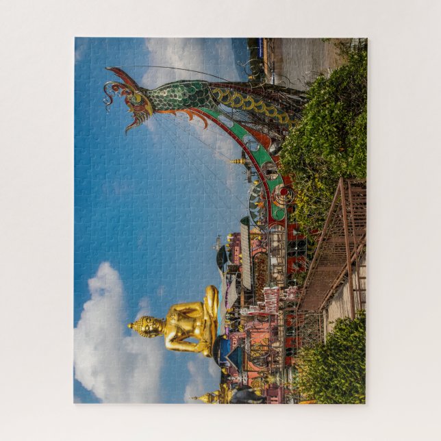 Puzzle Statue de Bouddha sur le bateau du Mékhong (Vertical)