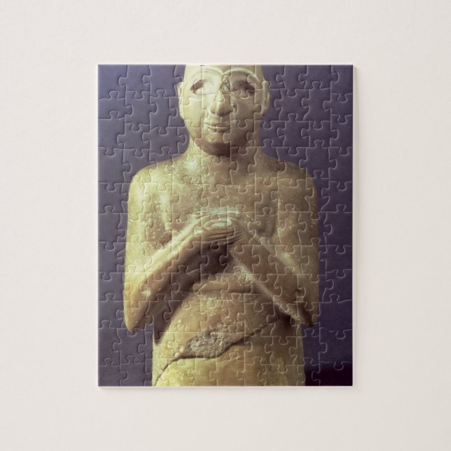 Puzzle Statue de Dieu Utu, Mésopotamien, c.2400 AVANT (Vertical)