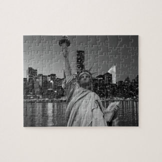 Puzzle Statue de la Liberté des gratte-ciels de Manhattan