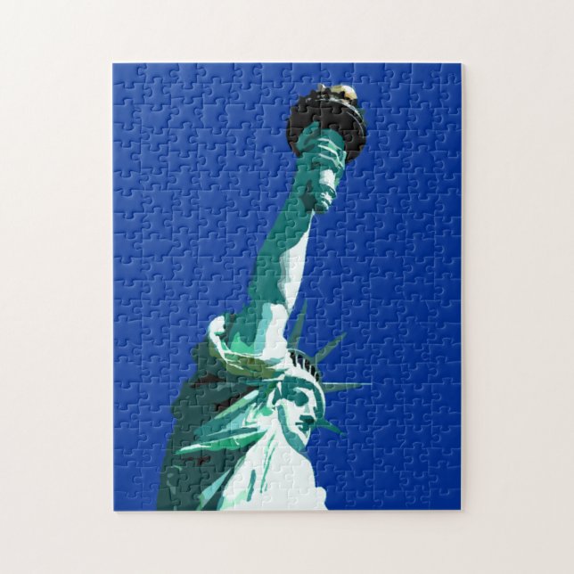 Puzzle Statue de la Liberté Illustration Art (Vertical)