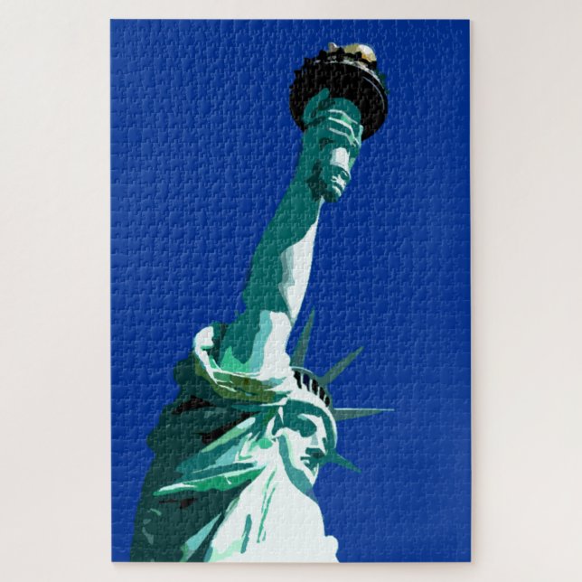 Puzzle Statue de la Liberté Illustration Art (Vertical)