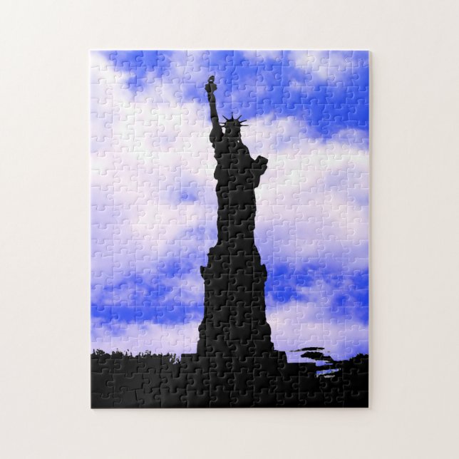 Puzzle Statue de la liberté Silhouette (Vertical)