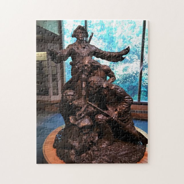 Puzzle Statue de Lewis & Clark, Fort Clatsop, Oregon (Vertical)