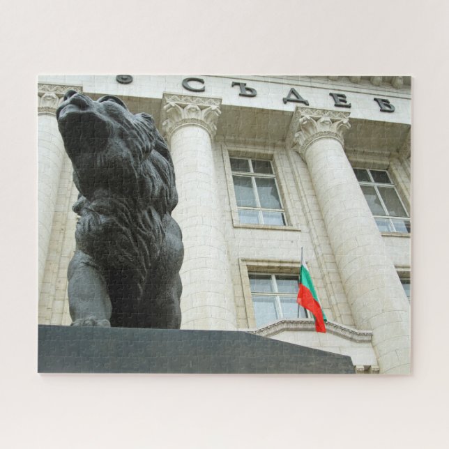 Puzzle Statue de lion, Sofia, Bulgarie 520-pc (Horizontal)