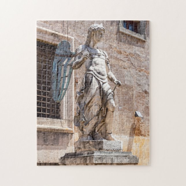 Puzzle Statue de San Michele dans le Château Sant'Angelo  (Vertical)